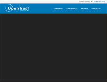 Tablet Screenshot of opentrustconsulting.com